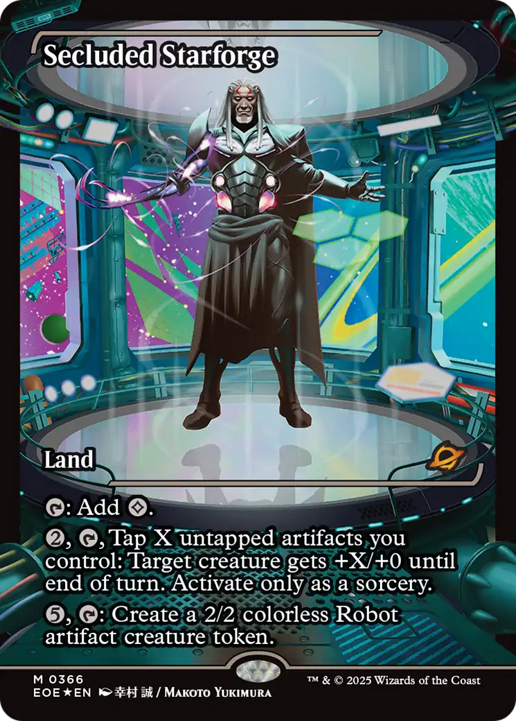 Secluded Starforge (Showcase) [Edge of Eternities] MTG Single Magic: The Gathering | Red Claw Gaming