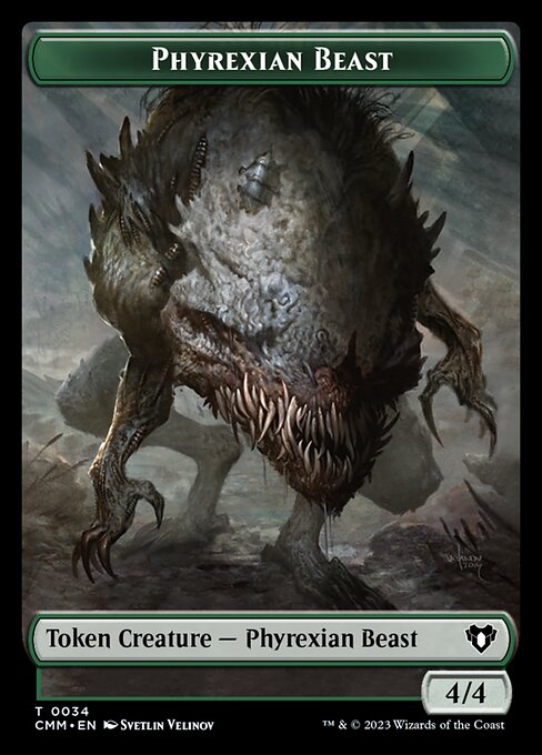Eldrazi Scion // Phyrexian Beast Double-Sided Token [Commander Masters Tokens] MTG Single Magic: The Gathering | Red Claw Gaming