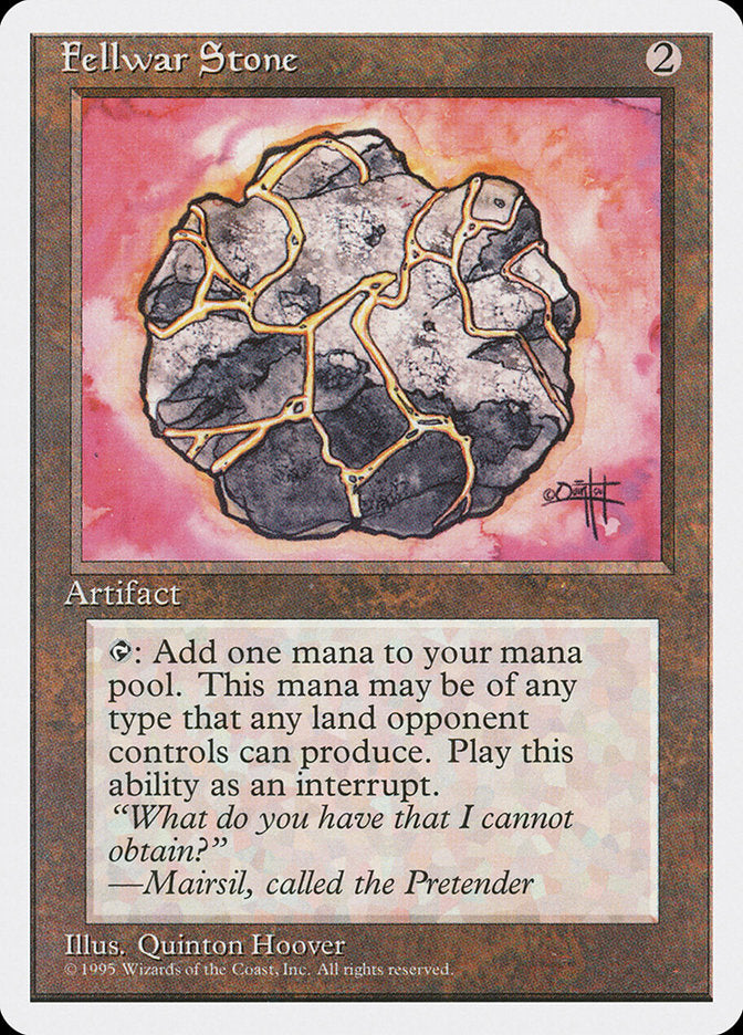 Fellwar Stone [Fourth Edition] MTG Single Magic: The Gathering | Red Claw Gaming