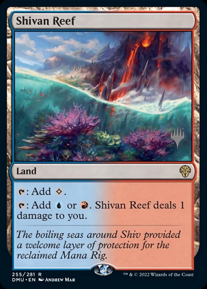 Shivan Reef (Promo Pack) [Dominaria United Promos] MTG Single Magic: The Gathering    | Red Claw Gaming