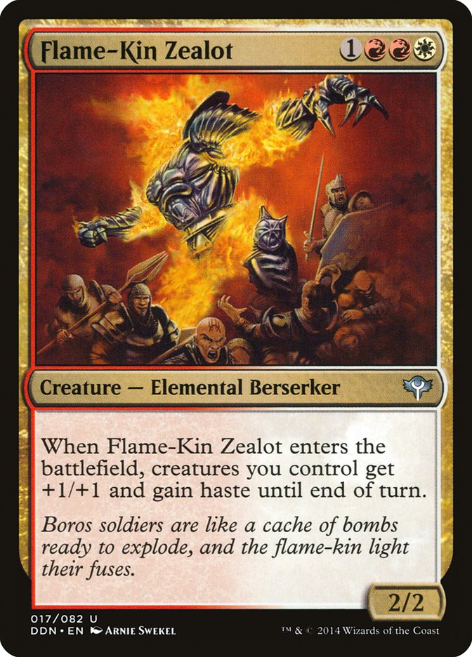Flame-Kin Zealot [Duel Decks: Speed vs. Cunning] MTG Single Magic: The Gathering | Red Claw Gaming
