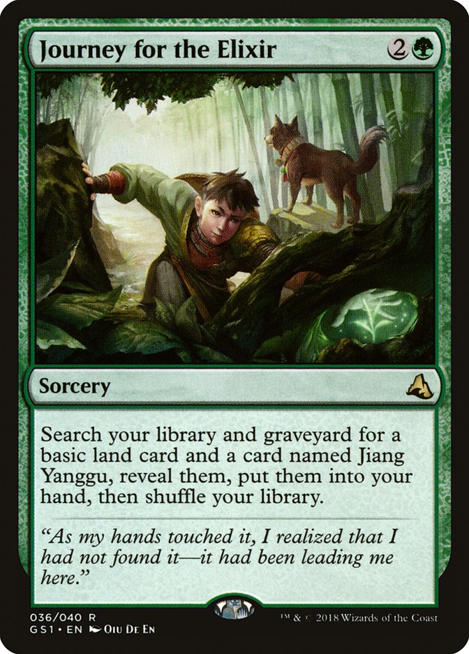Journey for the Elixir [Global Series Jiang Yanggu & Mu Yanling] MTG Single Magic: The Gathering | Red Claw Gaming