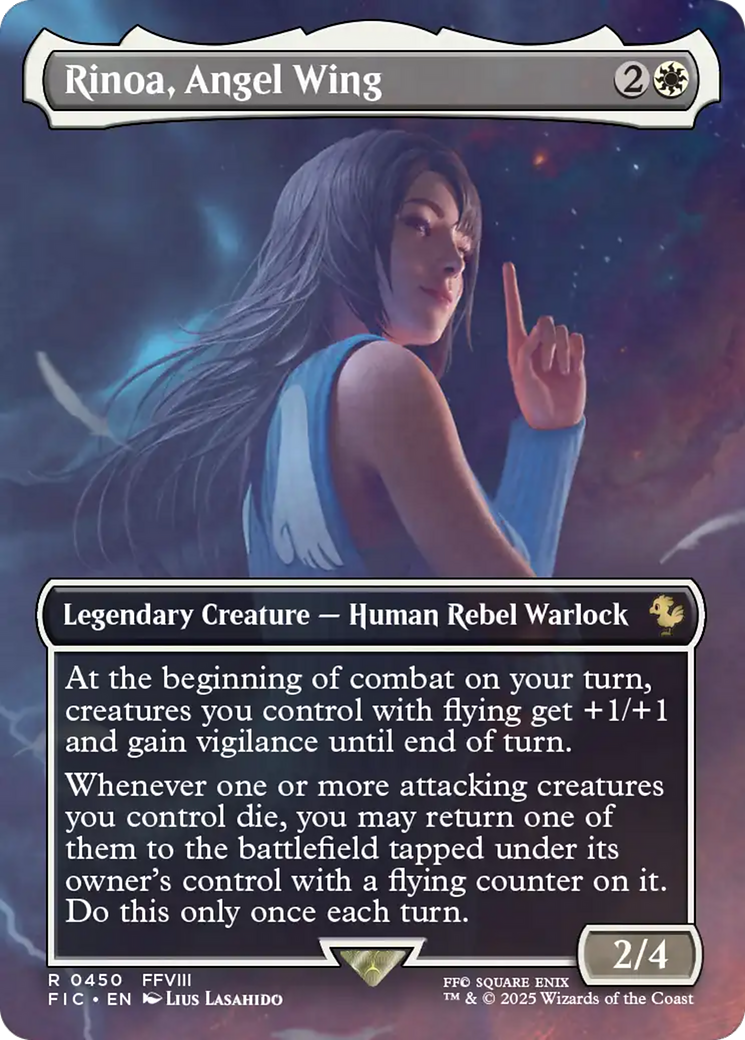 Rinoa, Angel Wing (Borderless) [FINAL FANTASY Commander] MTG Single Magic: The Gathering | Red Claw Gaming