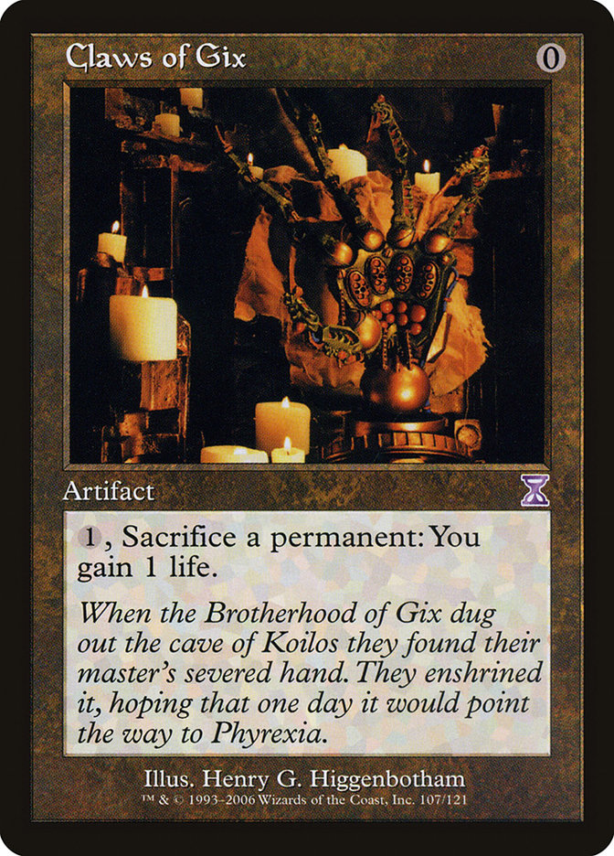 Claws of Gix [Time Spiral Timeshifted] MTG Single Magic: The Gathering | Red Claw Gaming
