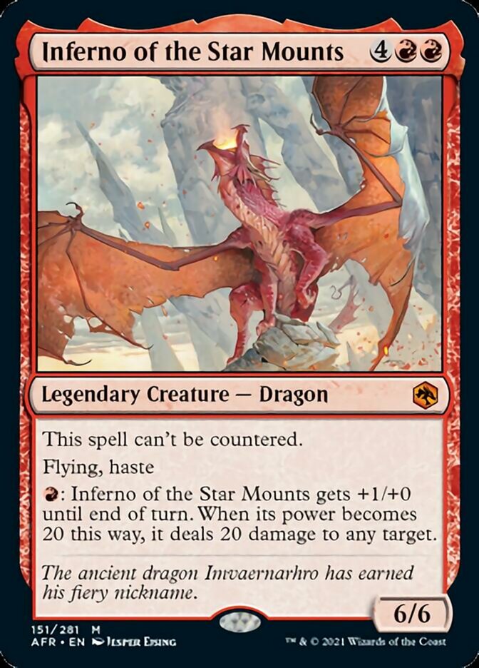 Inferno of the Star Mounts [Dungeons & Dragons: Adventures in the Forgotten Realms] MTG Single Magic: The Gathering | Red Claw Gaming