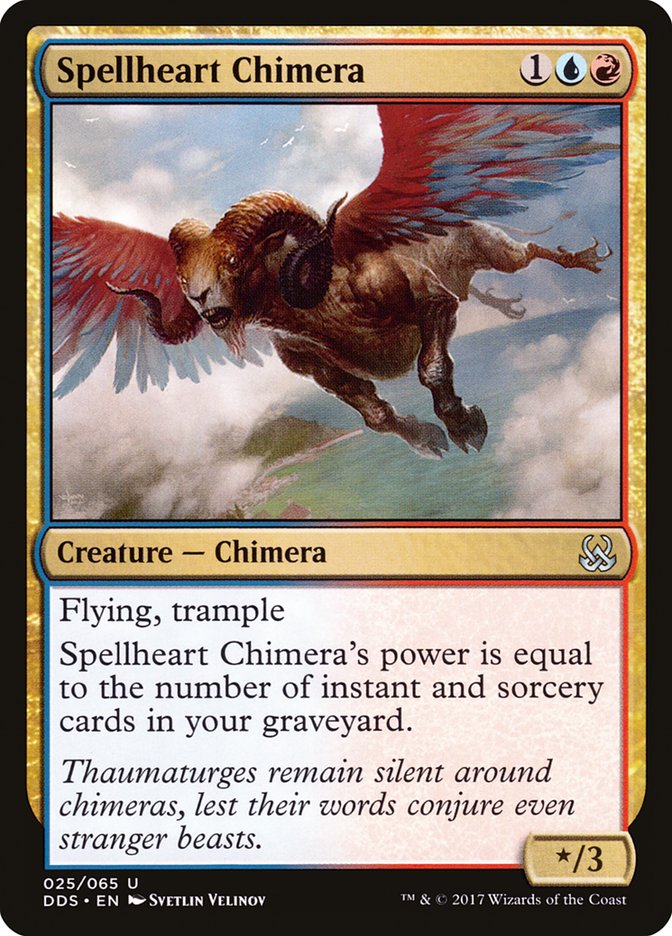 Spellheart Chimera [Duel Decks: Mind vs. Might] MTG Single Magic: The Gathering | Red Claw Gaming