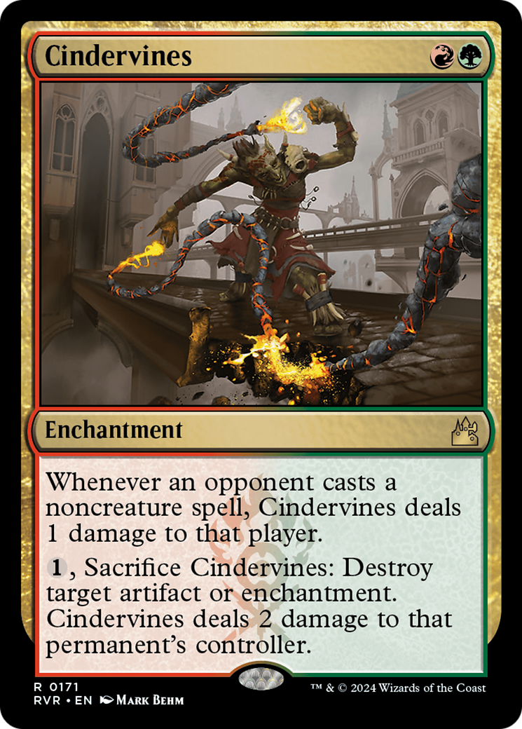 Cindervines [Ravnica Remastered] MTG Single Magic: The Gathering | Red Claw Gaming