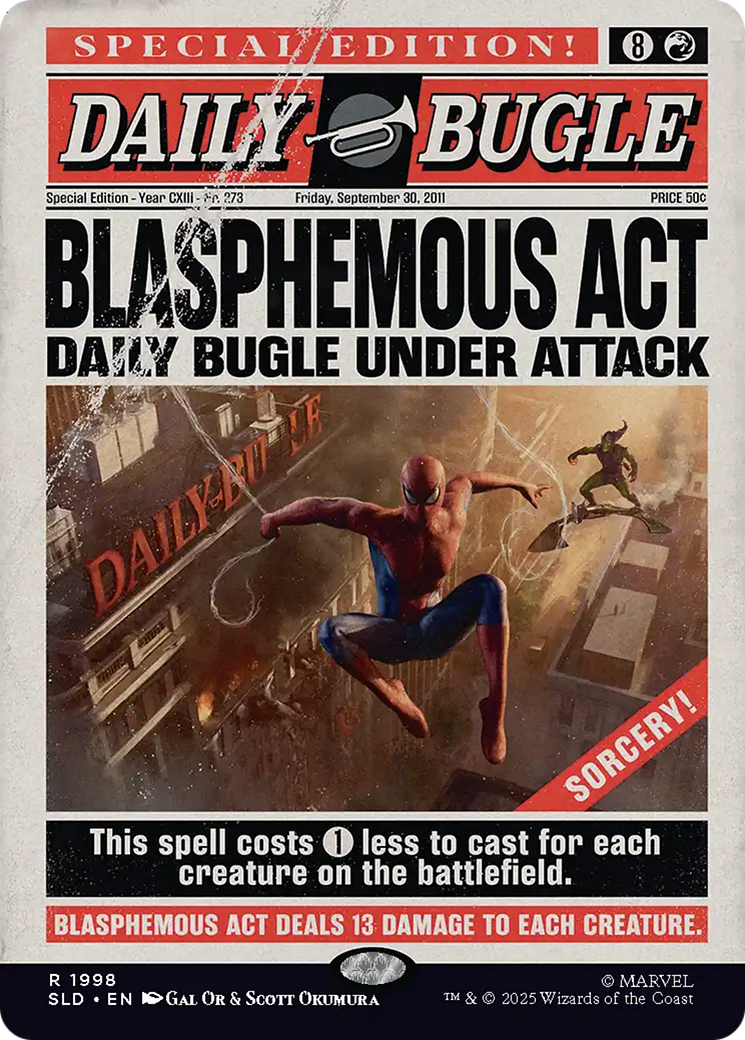 Blasphemous Act (1998) [Secret Lair Drop Series] MTG Single Magic: The Gathering | Red Claw Gaming