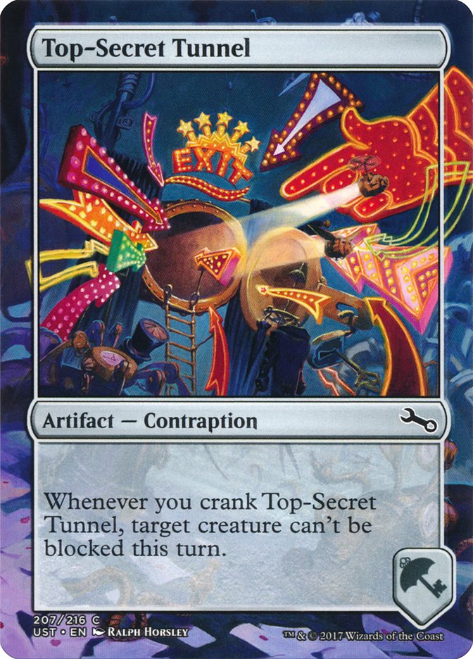 Top-Secret Tunnel [Unstable] MTG Single Magic: The Gathering | Red Claw Gaming