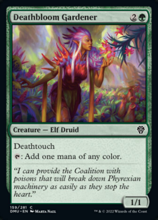 Deathbloom Gardener [Dominaria United] MTG Single Magic: The Gathering | Red Claw Gaming
