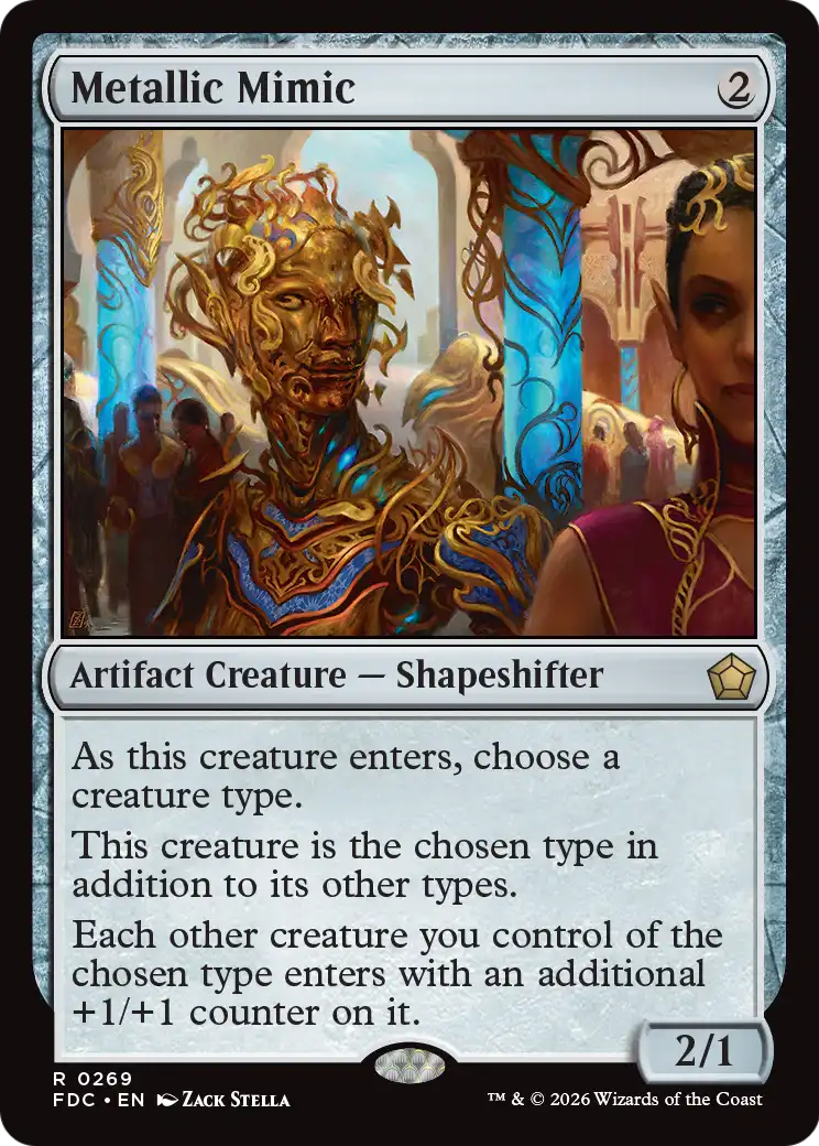Metallic Mimic [Foundations Commander] | Red Claw Gaming