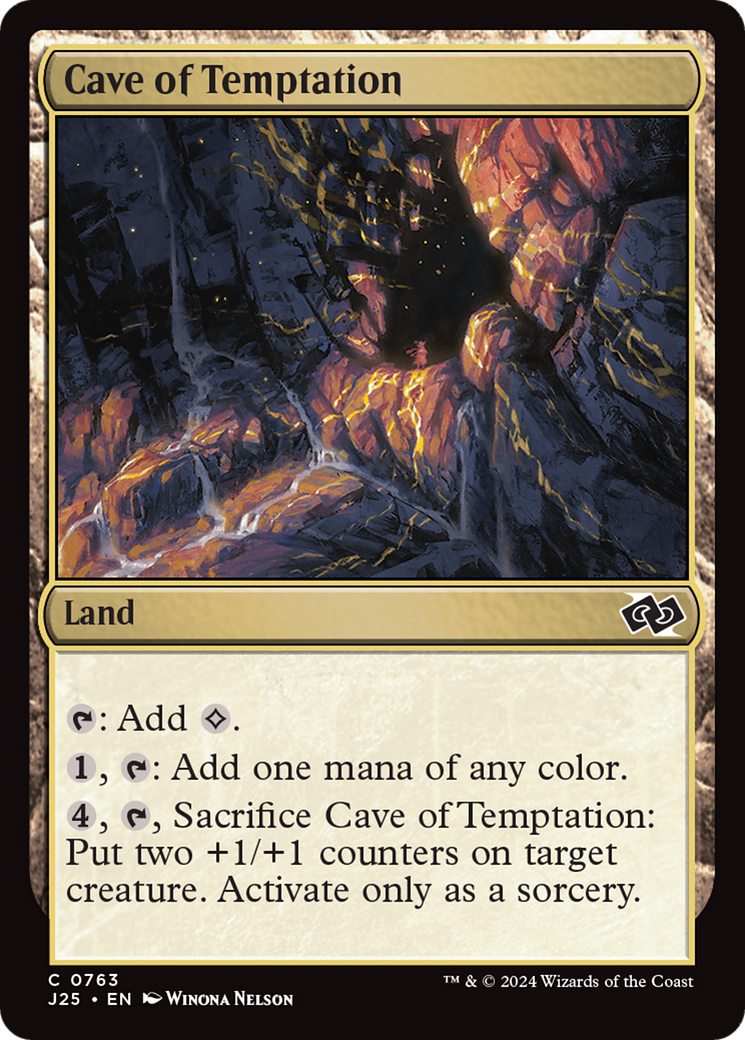 Cave of Temptation [Foundations Jumpstart] MTG Single Magic: The Gathering | Red Claw Gaming
