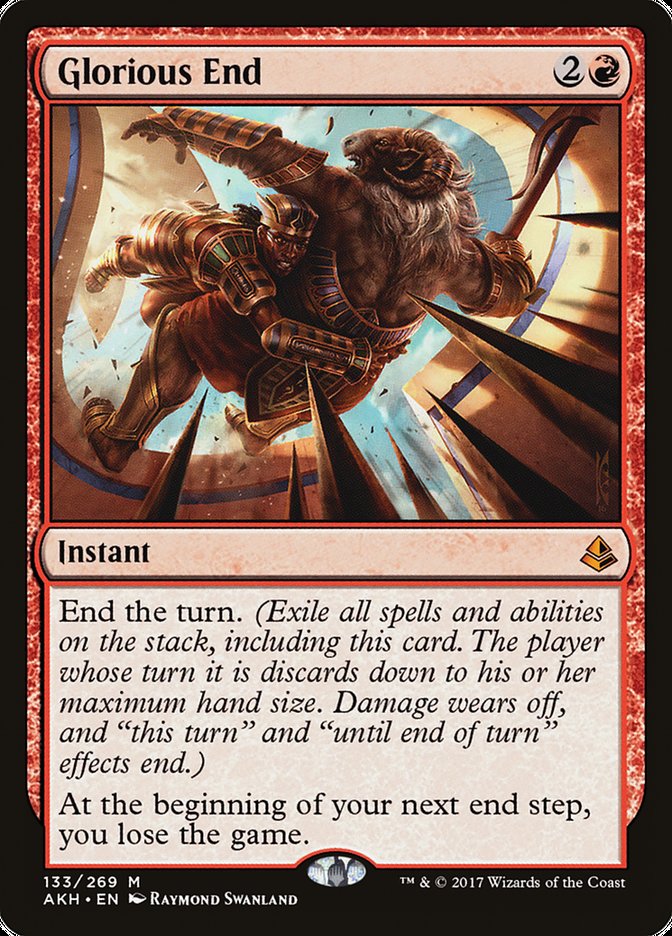 Glorious End [Amonkhet] MTG Single Magic: The Gathering | Red Claw Gaming