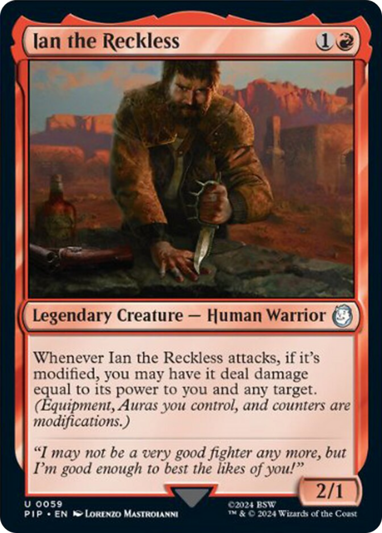 Ian the Reckless [Fallout] MTG Single Magic: The Gathering | Red Claw Gaming