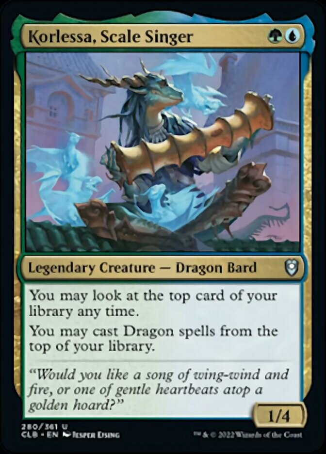 Korlessa, Scale Singer [Commander Legends: Battle for Baldur's Gate] MTG Single Magic: The Gathering | Red Claw Gaming