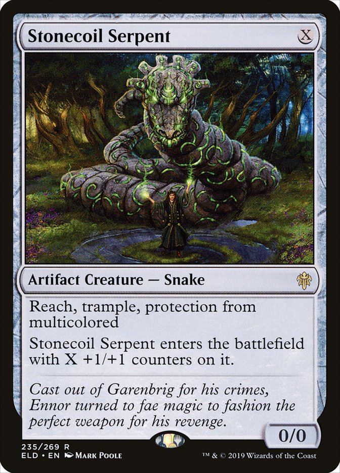 Stonecoil Serpent [Throne of Eldraine] MTG Single Magic: The Gathering | Red Claw Gaming