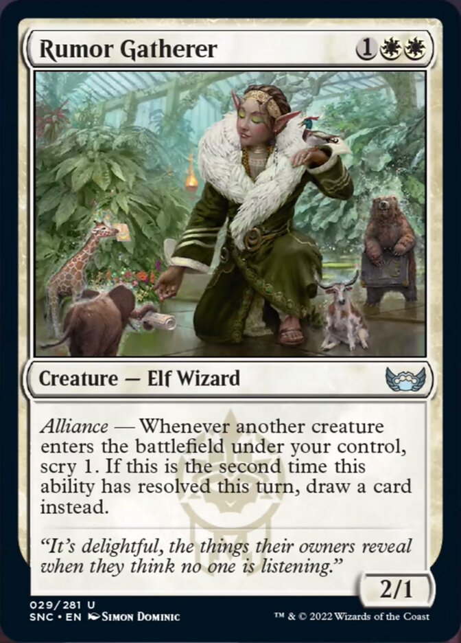Rumor Gatherer [Streets of New Capenna] MTG Single Magic: The Gathering | Red Claw Gaming