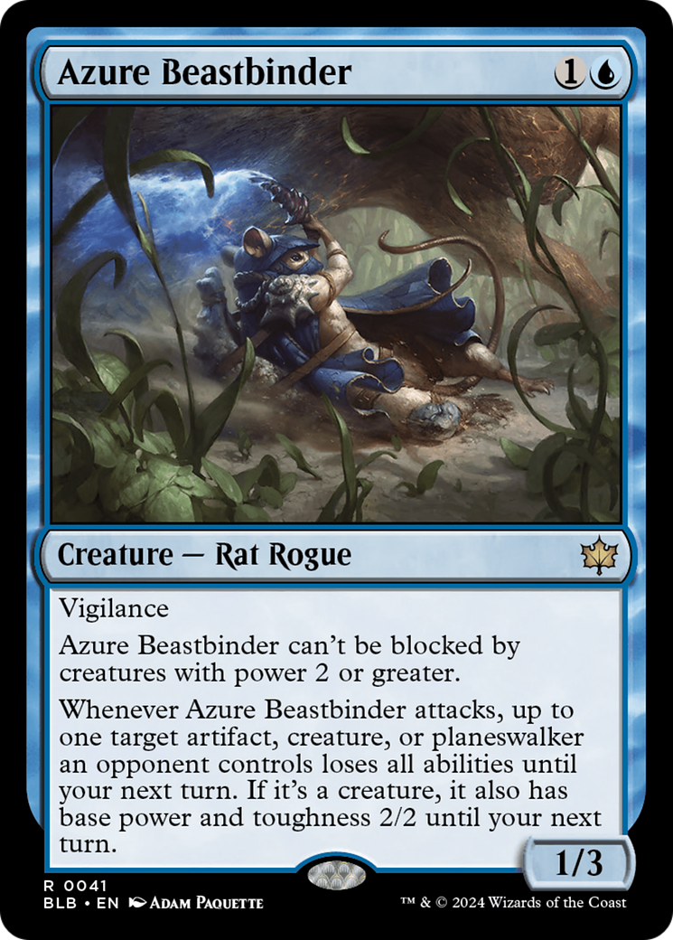 Azure Beastbinder [Bloomburrow] MTG Single Magic: The Gathering | Red Claw Gaming