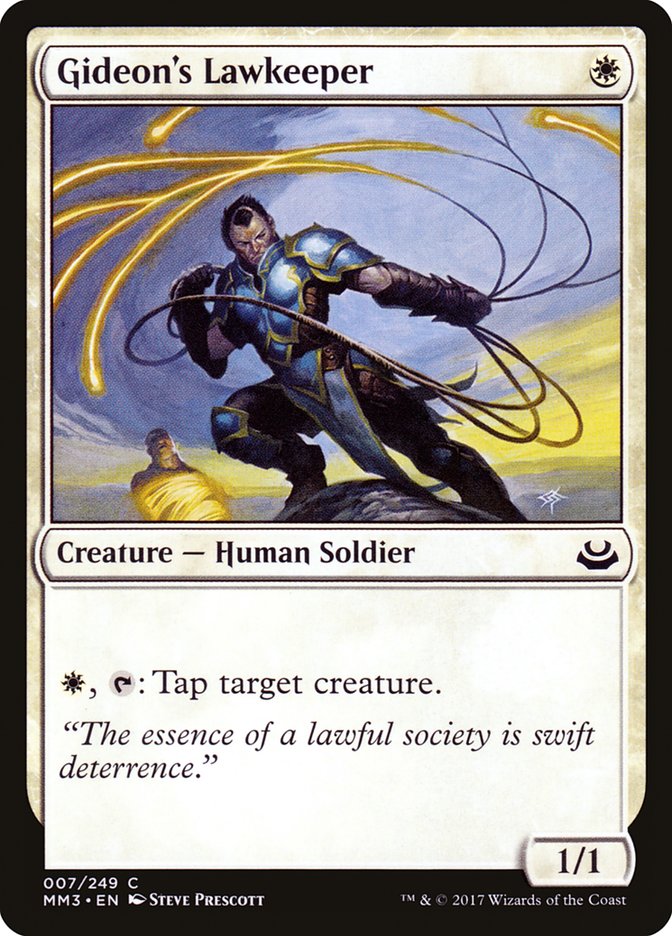 Gideon's Lawkeeper [Modern Masters 2017] MTG Single Magic: The Gathering | Red Claw Gaming