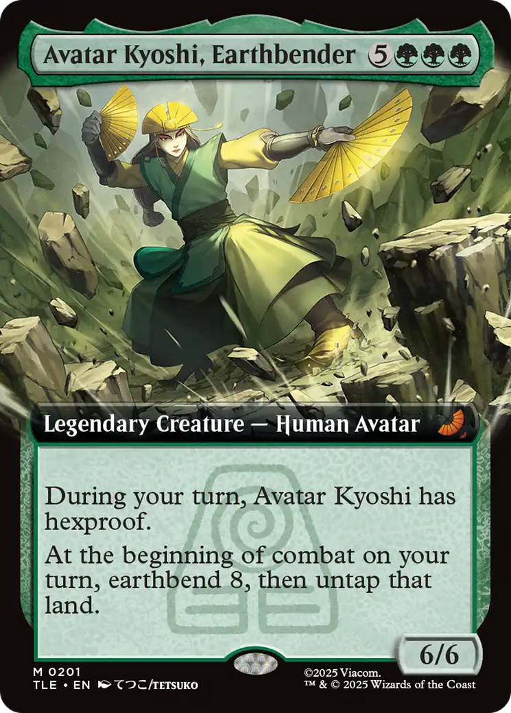 Avatar Kyoshi, Earthbender (Extended Art) [Avatar: The Last Airbender: Eternal-Legal] MTG Single Magic: The Gathering | Red Claw Gaming