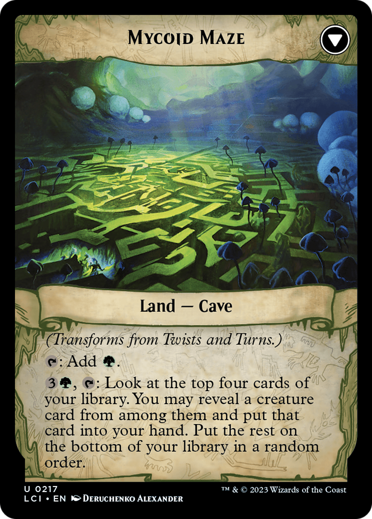 Twists and Turns // Mycoid Maze [The Lost Caverns of Ixalan] MTG Single Magic: The Gathering    | Red Claw Gaming
