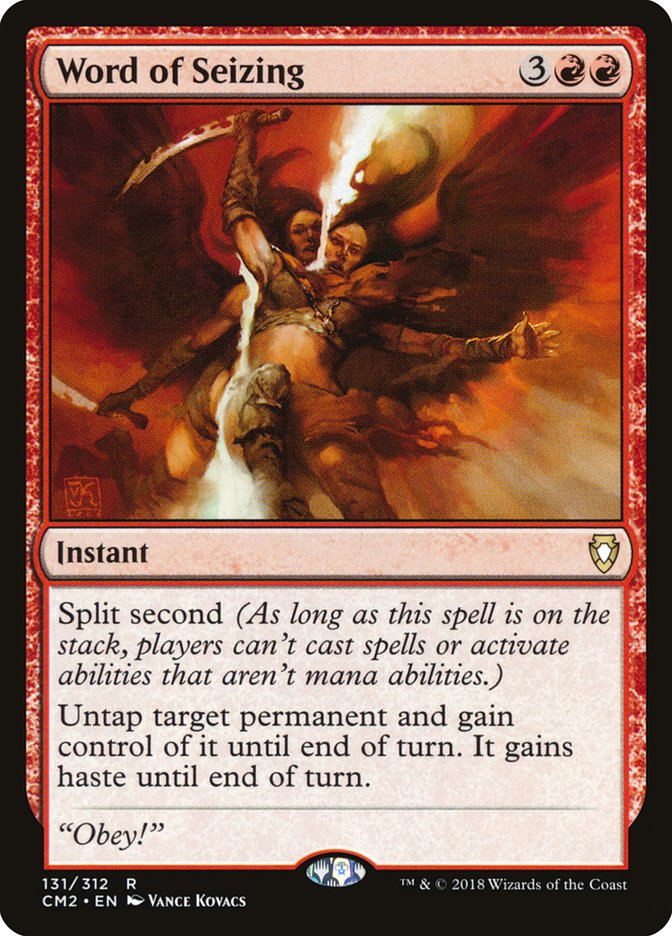Word of Seizing [Commander Anthology Volume II] MTG Single Magic: The Gathering | Red Claw Gaming