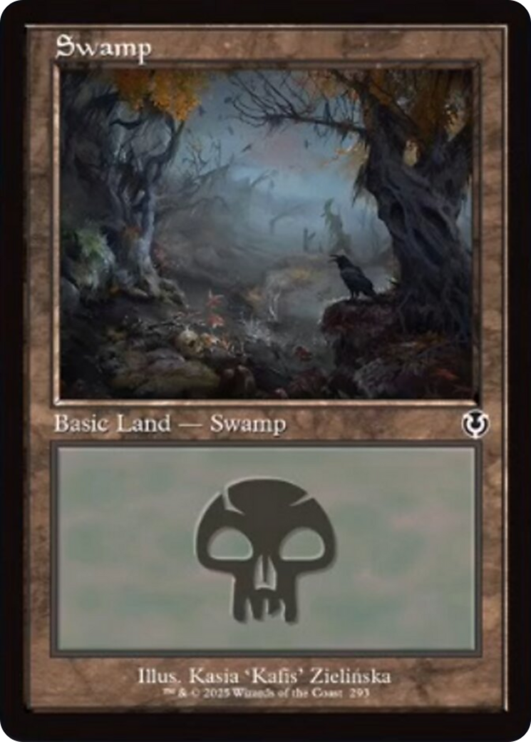 Swamp (293) (Retro Frame) [Innistrad Remastered] MTG Single Magic: The Gathering | Red Claw Gaming