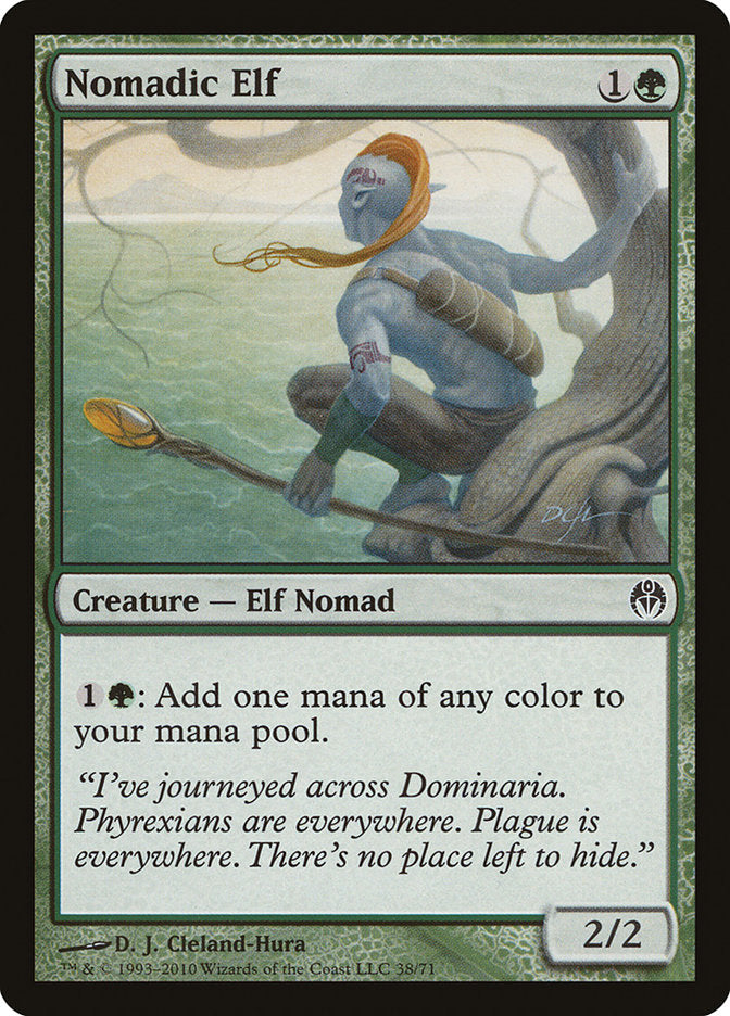 Nomadic Elf [Duel Decks: Phyrexia vs. the Coalition] MTG Single Magic: The Gathering | Red Claw Gaming