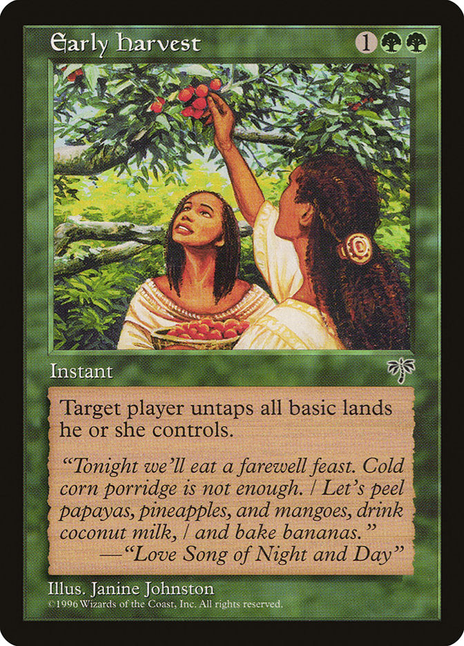 Early Harvest [Mirage] MTG Single Magic: The Gathering | Red Claw Gaming