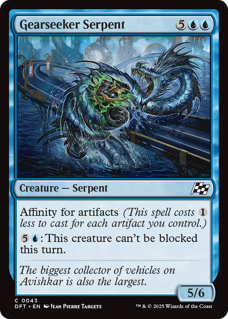 Gearseeker Serpent [Aetherdrift] MTG Single Magic: The Gathering | Red Claw Gaming