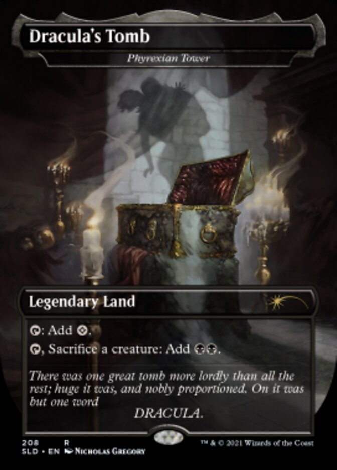 Phyrexian Tower - Dracula's Tomb [Secret Lair Drop Series] MTG Single Magic: The Gathering | Red Claw Gaming
