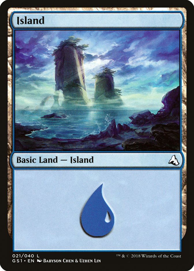 Island (21) [Global Series Jiang Yanggu & Mu Yanling] MTG Single Magic: The Gathering | Red Claw Gaming