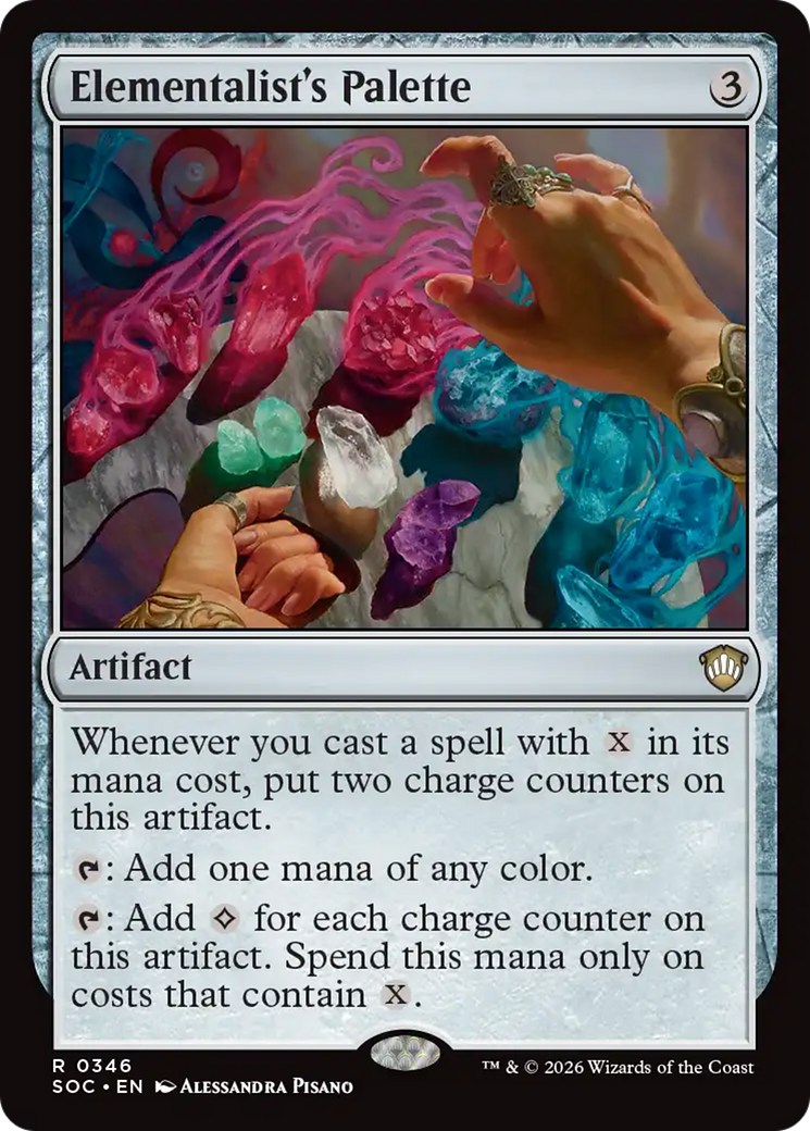 Elementalist's Palette [Secrets of Strixhaven Commander] MTG Single Magic: The Gathering | Red Claw Gaming
