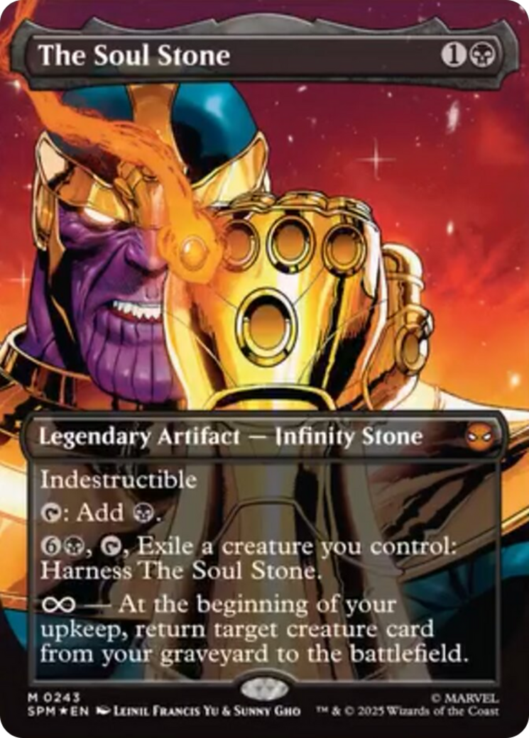 The Soul Stone (Borderless) [Marvel's Spider-Man] MTG Single Magic: The Gathering | Red Claw Gaming