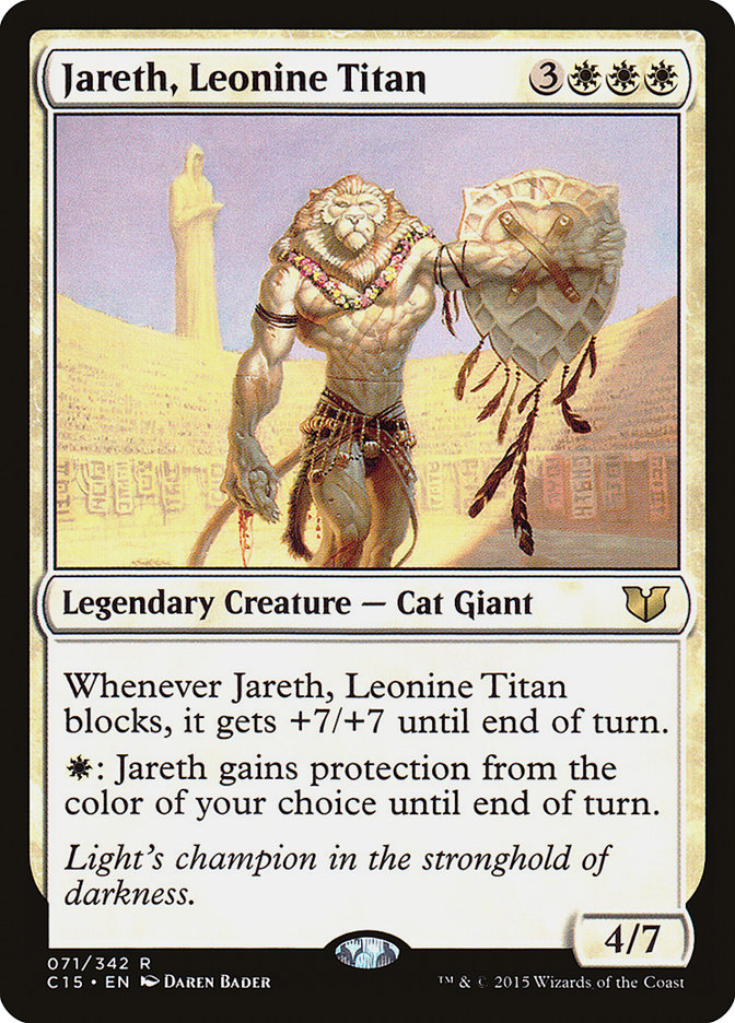 Jareth, Leonine Titan [Commander 2015] MTG Single Magic: The Gathering | Red Claw Gaming
