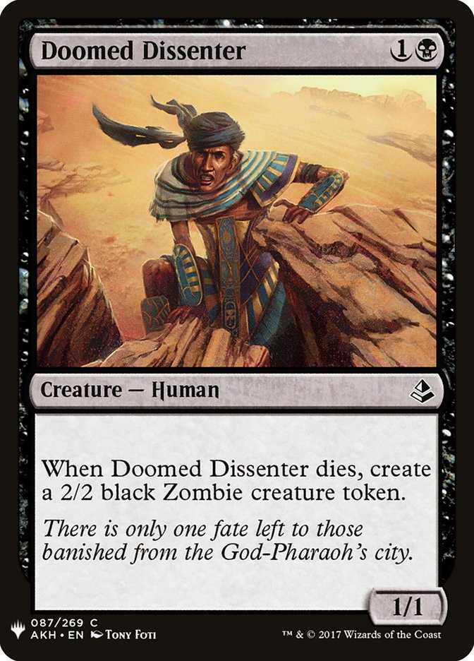 Doomed Dissenter [Mystery Booster] MTG Single Magic: The Gathering | Red Claw Gaming