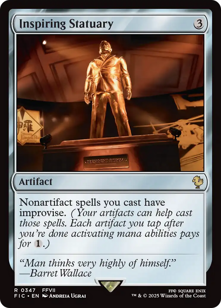 Inspiring Statuary [FINAL FANTASY Commander] MTG Single Magic: The Gathering | Red Claw Gaming