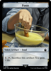 Fish // Food (0026) Double-Sided Token [Doctor Who Tokens] MTG Single Magic: The Gathering | Red Claw Gaming