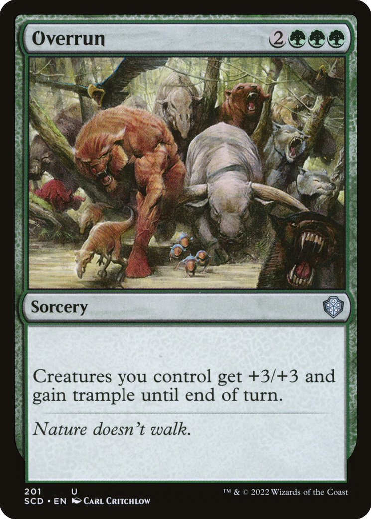 Overrun [Starter Commander Decks] MTG Single Magic: The Gathering | Red Claw Gaming