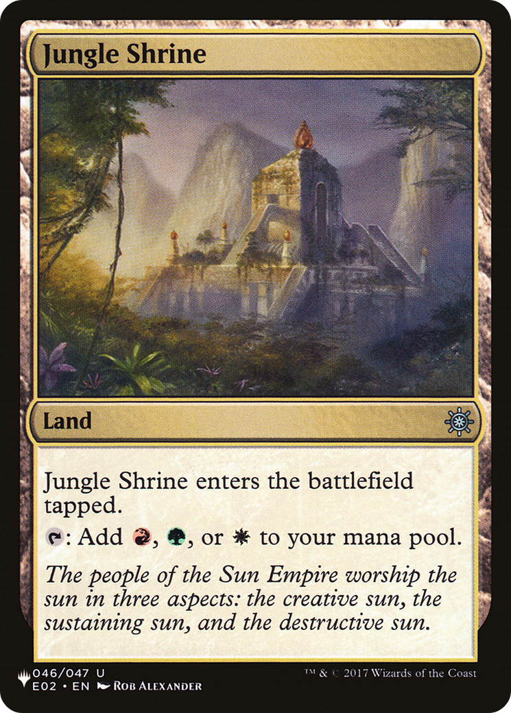 Jungle Shrine (E02) [The List] MTG Single Magic: The Gathering | Red Claw Gaming