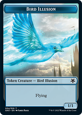 Bird Illusion // Demon Double-Sided Token [Game Night: Free-for-All Tokens] MTG Single Magic: The Gathering | Red Claw Gaming