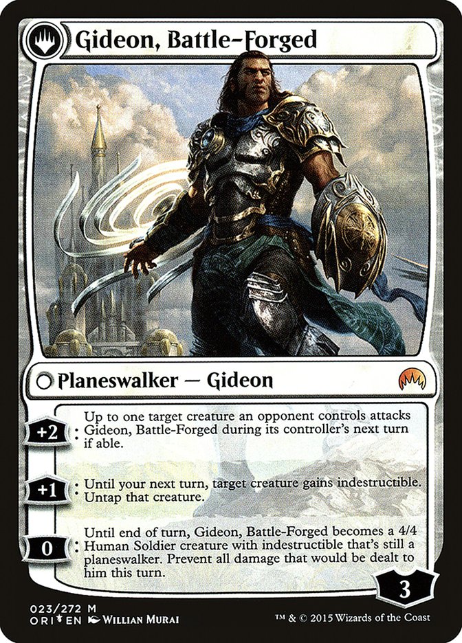 Kytheon, Hero of Akros // Gideon, Battle-Forged [Magic Origins Prerelease Promos] MTG Single Magic: The Gathering | Red Claw Gaming