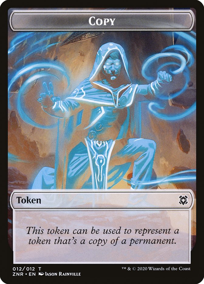 Cat Beast // Copy Double-Sided Token [Zendikar Rising Tokens] MTG Single Magic: The Gathering | Red Claw Gaming