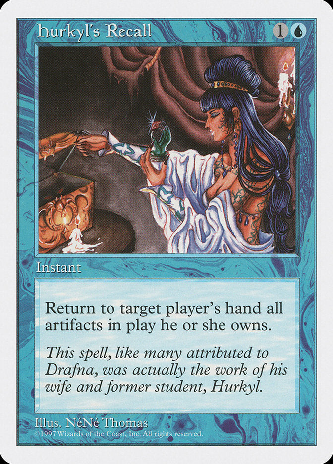 Hurkyl's Recall [Fifth Edition] MTG Single Magic: The Gathering | Red Claw Gaming