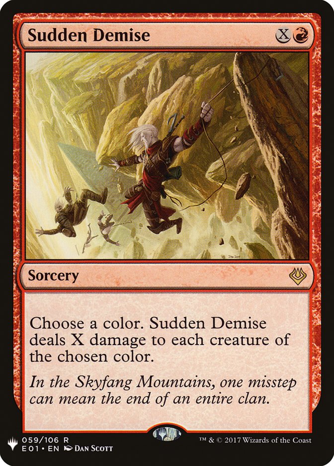 Sudden Demise [Mystery Booster] MTG Single Magic: The Gathering    | Red Claw Gaming