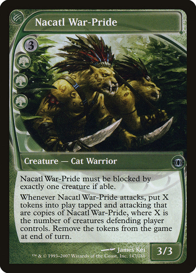 Nacatl War-Pride [Future Sight] MTG Single Magic: The Gathering | Red Claw Gaming