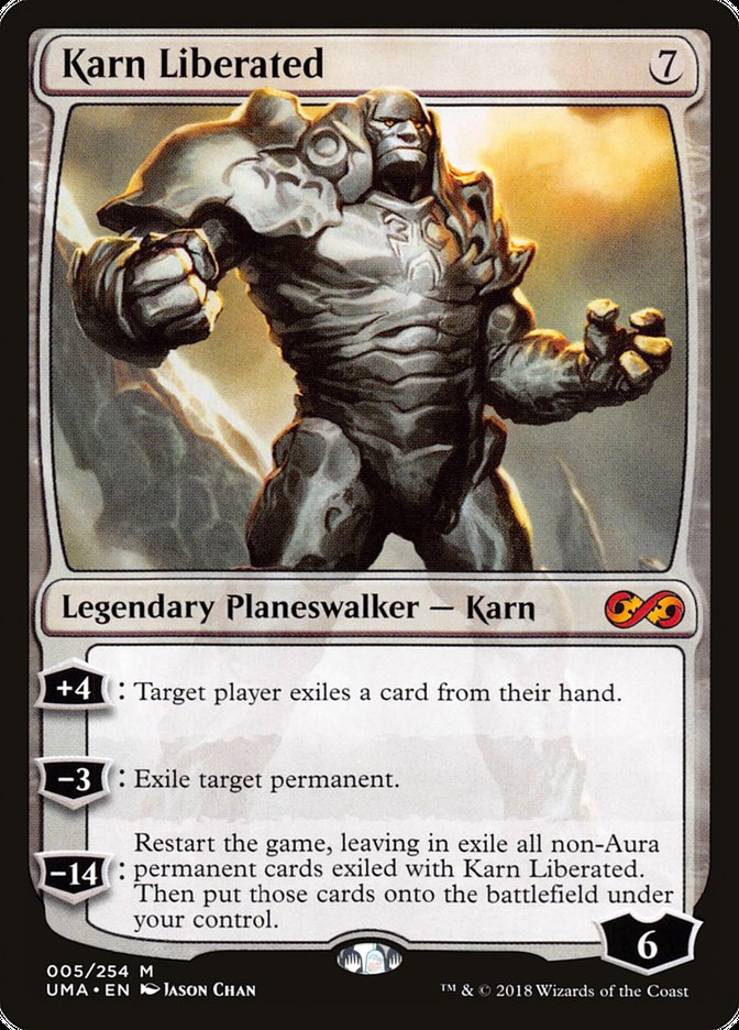 Karn Liberated [Ultimate Masters] MTG Single Magic: The Gathering | Red Claw Gaming
