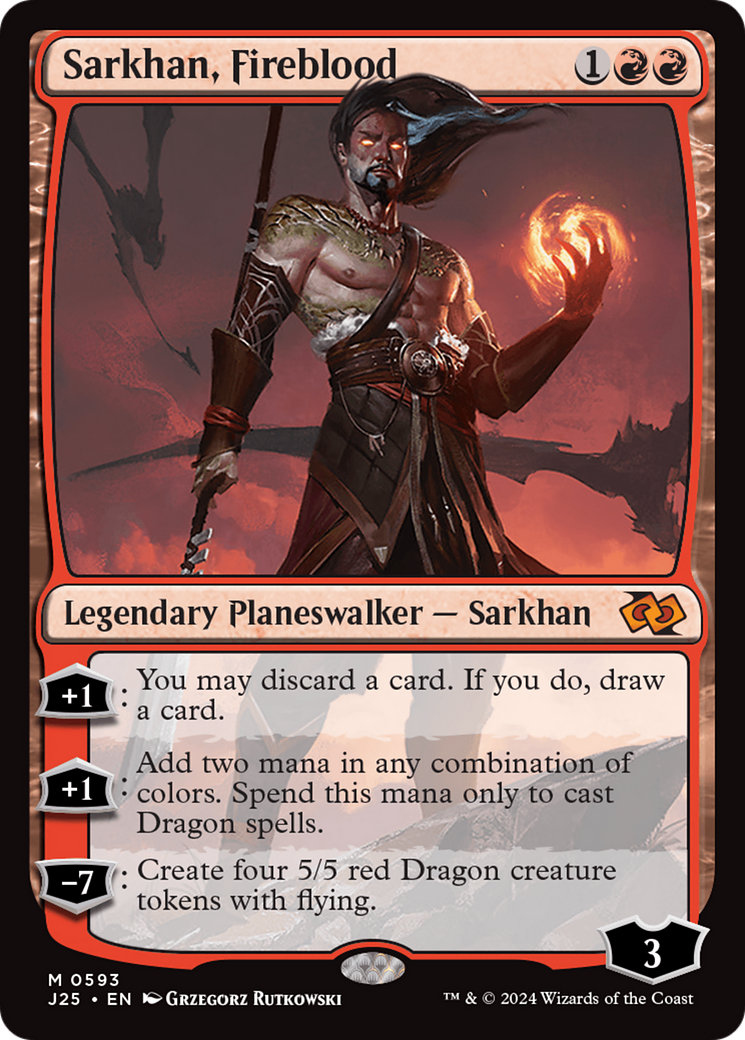 Sarkhan, Fireblood [Foundations Jumpstart] MTG Single Magic: The Gathering | Red Claw Gaming