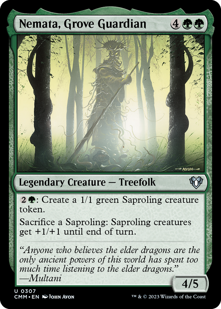 Nemata, Grove Guardian [Commander Masters] MTG Single Magic: The Gathering | Red Claw Gaming