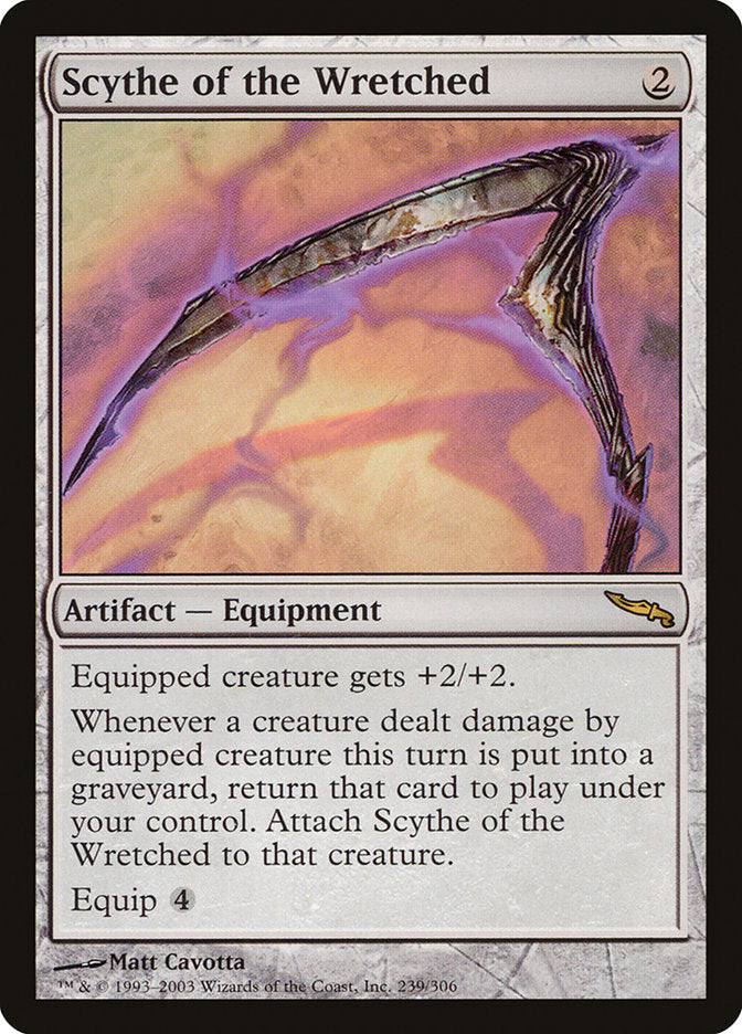 Scythe of the Wretched [Mirrodin] MTG Single Magic: The Gathering | Red Claw Gaming